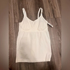 Medela Women’s Slimming Cami For Maternity and Nursing White Size L NWT
